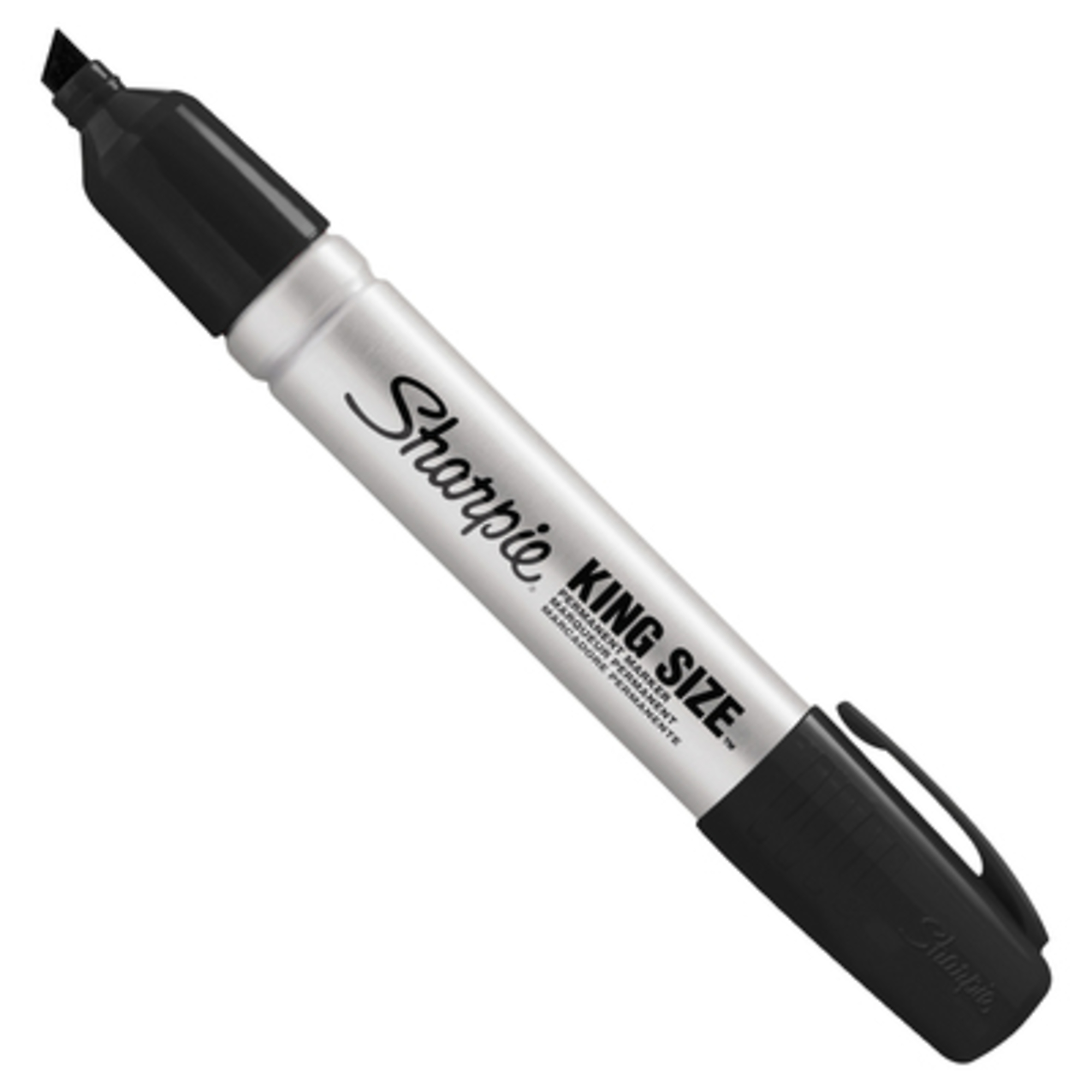 Sharpie King Size Marker - Black, Industrial Strength, 12 Pcs, Model# MK401BK